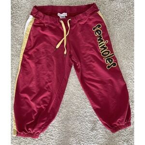 Women’s Florida State Seminoles Capris Size XL Garnet & Gold Comfort Logo